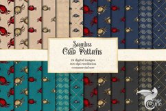Crab Digital Paper Product Image 1
