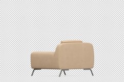 Isometric Arm Chair 3D isolated render Product Image 1
