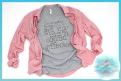 I Remember Getting Up Without Sound Effects SVG Quote Product Image 2