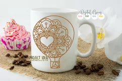 Hot air balloon paper cut design SVG / DXF / EPS / PNG files Product Image 3