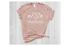 Bella Canvas 3001 Tshirt Mock-up BUNDLE ALL HEATHERS Product Image 16