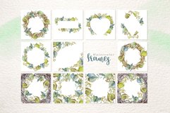 Linden leaves Watercolor png Product Image 4