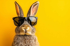 funny bunny with glasses Product Image 1