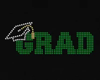 Rhinestone Graduation Cap SVG Template File Product Image 3
