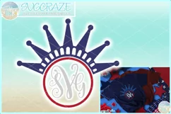 Lady Liberty USA Patriotic Monogram SVG Dxf Eps Png PDF Product Image 1