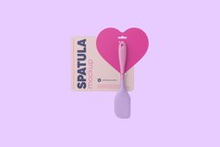 Kitchen Spatula Any Shape Label Mockup Product Image 9