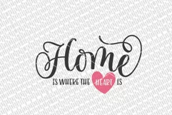 Home Is Where The Heart Is SVG | Farmhouse Sign | DXF and mo Product Image 2