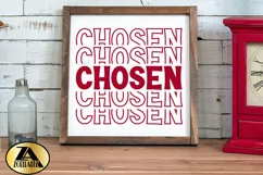 Christian SVG PNG EPS DXF Chosen SVG Blessed SVG Cut Files Product Image 3