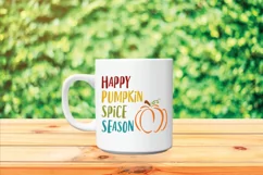 Happy Pumpkin Spice Season SVG - Fall SVG File - Autumn File Product Image 4