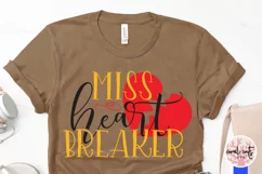 Miss Heart Breaker - Love & Valentine SVG EPS DXF PNG Product Image 3