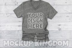 Unisex V-Neck Shirt Mockup, Bella Canvas Mockup Product Image 1