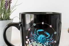 Crab with Seashells Ocean Wreath Sublimation Product Image 6