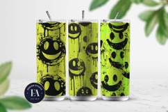 Black Smiley Face Digital Paper | Street graffiti Pattern Product Image 2