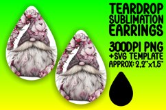 Blissful Gnome Fantasies: Sublimation Teardrop Splendor Product Image 1