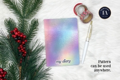 Holographic Pastel Digital Paper, Iridescent Texture Product Image 4