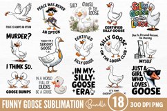 Funny Goose Sublimation Bundle PNG Product Image 1