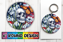 Sweet Coaster Designs for Cars, Skull USA Product Image 1