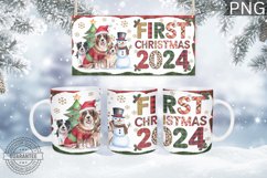 First Christmas 2024 Mug Wrap - Christmas Mug Sublimation Product Image 1