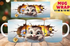 Spring Blossoms Surround Mug Wrap Sublimation Product Image 1