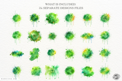 St Patricks Water Stains Clipart Product Image 3