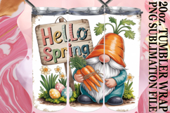 Sweet Inspirations 20oz tumbler wrap, Easter Gnomes Product Image 1