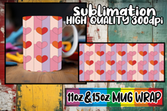 Inspiring mornings 11oz 15oz sublimation wrap, Valentine's P Product Image 1