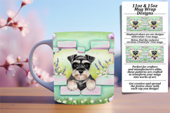Funky 11oz Mug Wrap Png Artwork , Cute Dog Product Image 1