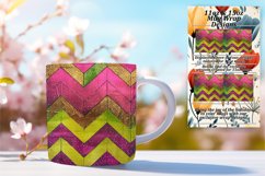 Glitter Stripe Mug 11oz/15oz Wrap for Sublimation Product Image 1