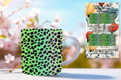 Elegant Glitter Leopard Print Mug Wrap 11oz/15oz Design Product Image 1