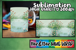 Cheerful journeys 11oz 15oz sublimation wrap, Spring Product Image 1