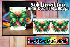 Vibrant adventures sublimation print wrap, Butterfly Product Image 1