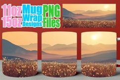 Spring Scenic Mug Wrap - 11oz &amp; 15oz Sublimation Product Image 1