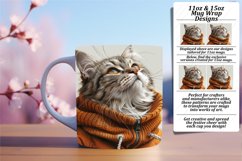 Charming Funny Feline Sublimation Mug - 11oz/15oz Product Image 1