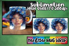 Empowered Melanin Woman 11oz &amp; 15oz Mug Options Product Image 1