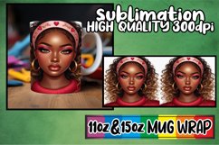 Dreamy afternoons 11oz 15oz sublimation wrap, Love Girl Product Image 1