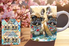 Mountain Trek Pup Mug Wrap Sublimation Product Image 1
