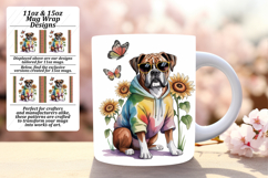EXQUISITE 11oz Mug Wrap PNG Template , Cute Dog Product Image 1