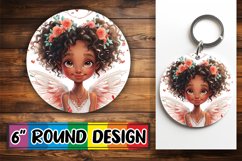 Watercolor Love Dreamland: Keychain Sublimation Product Image 1