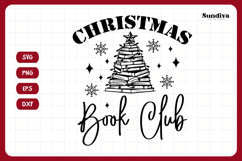 Christmas Bookish Quote SVG | Christmas Book Club Product Image 3