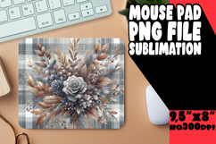 Cheerful MOUSE MAT Gift Ideas, Autumn Flower Product Image 1