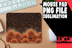 Cozy MOUSE MAT Creative Sublimation, Leopard Print Product Image 1
