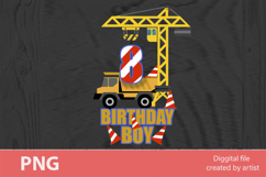 Construction png, construction birthday, birthday , number 8 Product Image 1