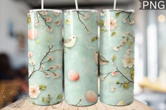 Spring Easter Tumbler Wrap - High Quality 300 Dpi Product Image 1