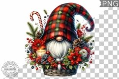 Christmas Gnome Sublimation - Clipart PNG Design Product Image 1