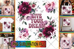 Fun Tote Bag Ideas PNG, Flower Quote Product Image 1