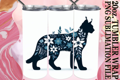 Happy Smiles 20oz tumbler wrap, Flower Animals Product Image 1
