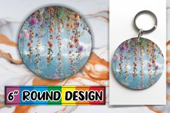 Color Splash Floral Keychain Selection Product Image 1