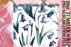 Radiant spirits 20oz tumbler wrap, Flower Pattern Product Image 1