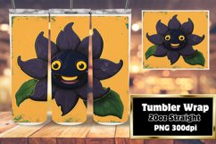 Whimsical Flower Frenzy: 20oz Tumbler Art Product Image 1