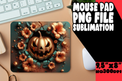 WHIMSICAL MOUSE PAD FUN DESIGNS, 3D Pumpkin Product Image 1